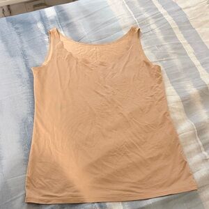 NEVER WORN - Uniqlo Women's Beige Tank Top